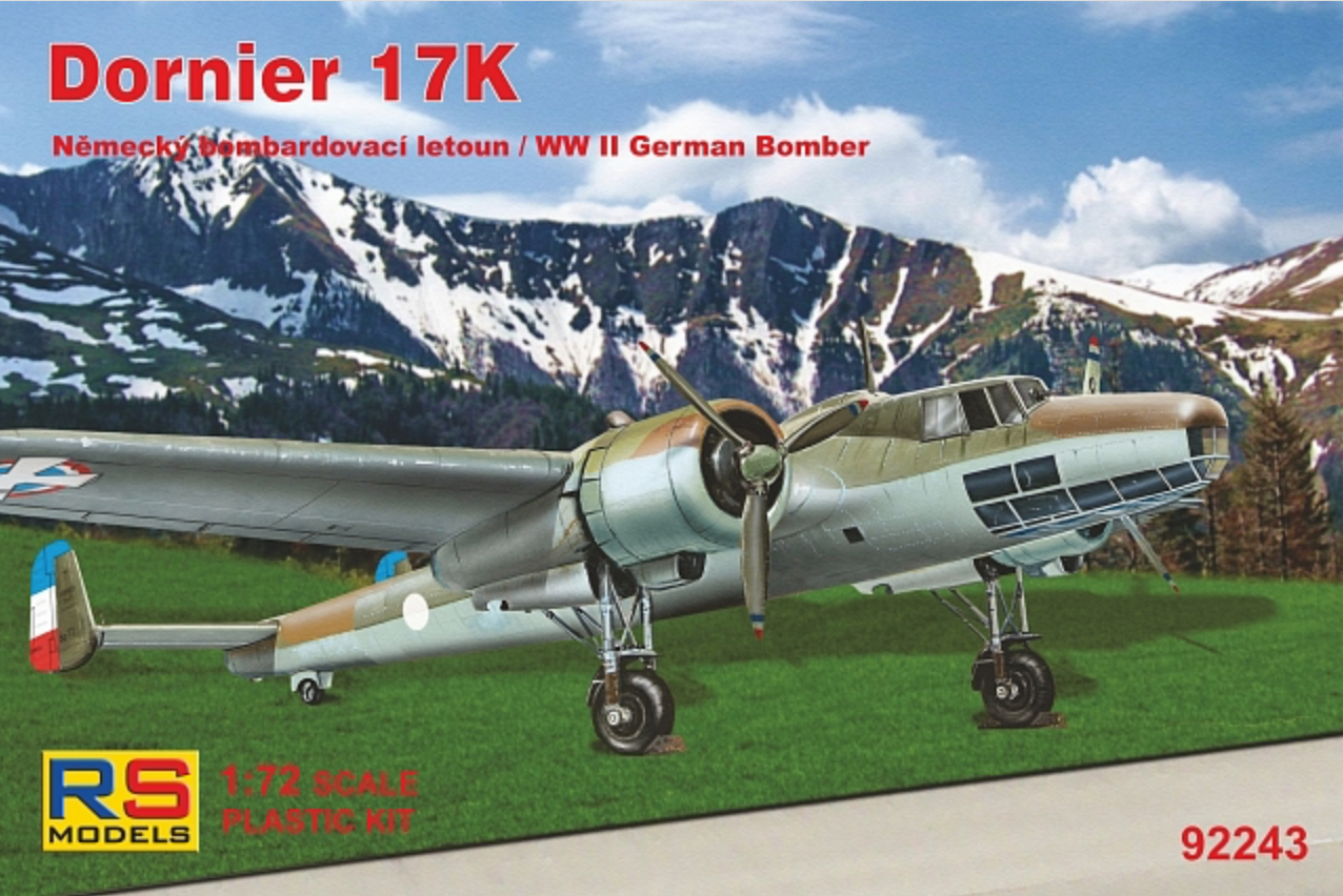 RS Models RSMI92243 1:72 Dornier Do-17K 1