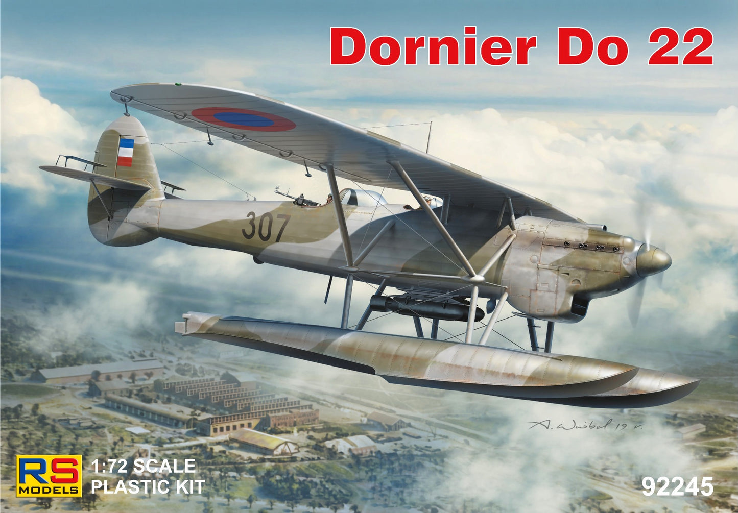 RS Models RSMI92245 1:72 Dornier Do-22 Float Plane