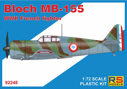 RS Models RSMI92248 1:72 Marcel-Bloch MB.155 5 decal variants 1