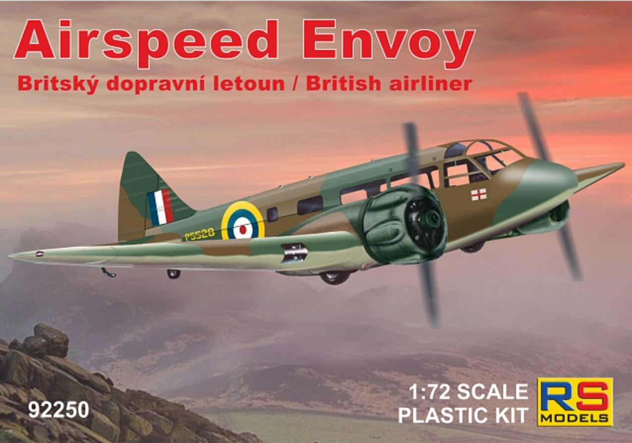 RS Models RSMI92250 1:72 Airspeed Envoy Cheetah Engine