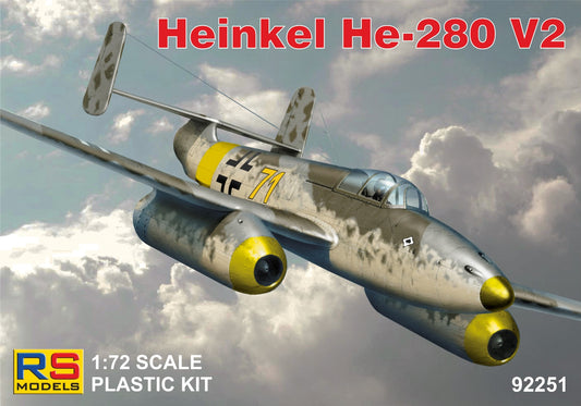 RS Models RSMI92251 1:72 Heinkel He-280 Juma 004 4 decal for Luftwaffe