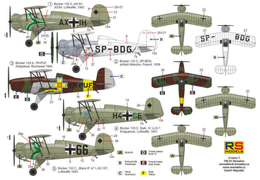 RS Models RSMI92270 1:72 Bucker Bu-133A/C