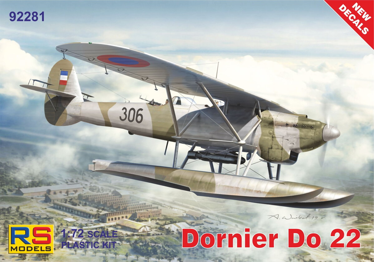 RS Models RSMI92281 1:72 Dornier Do-22 4 decals for Yugoslavia x 2 & Greece x 2