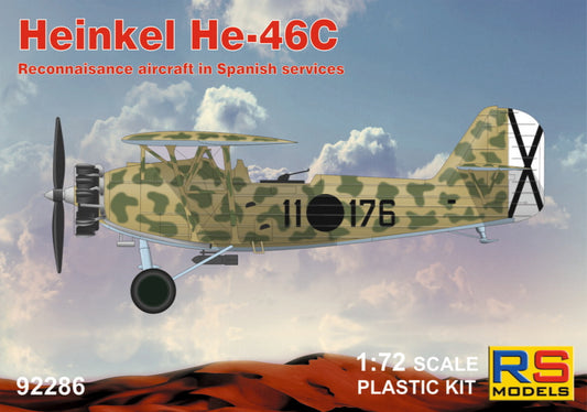 RS Models RSMI92286 1:72 Heinkel He-46C in Spanish service Decals 4 x Spanish