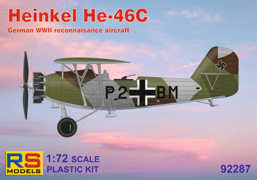 RS Models RSMI92287 1:72 Heinkel He-46C Recon
