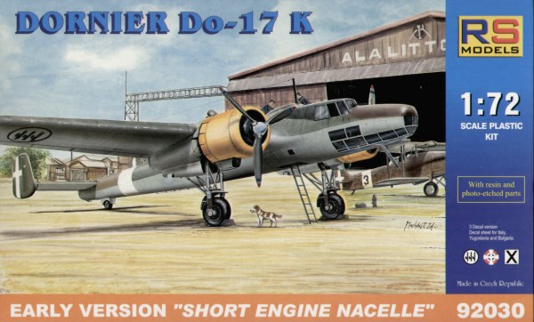 RS Models RSMI92030 1:72 Dornier Do-17K Late Version