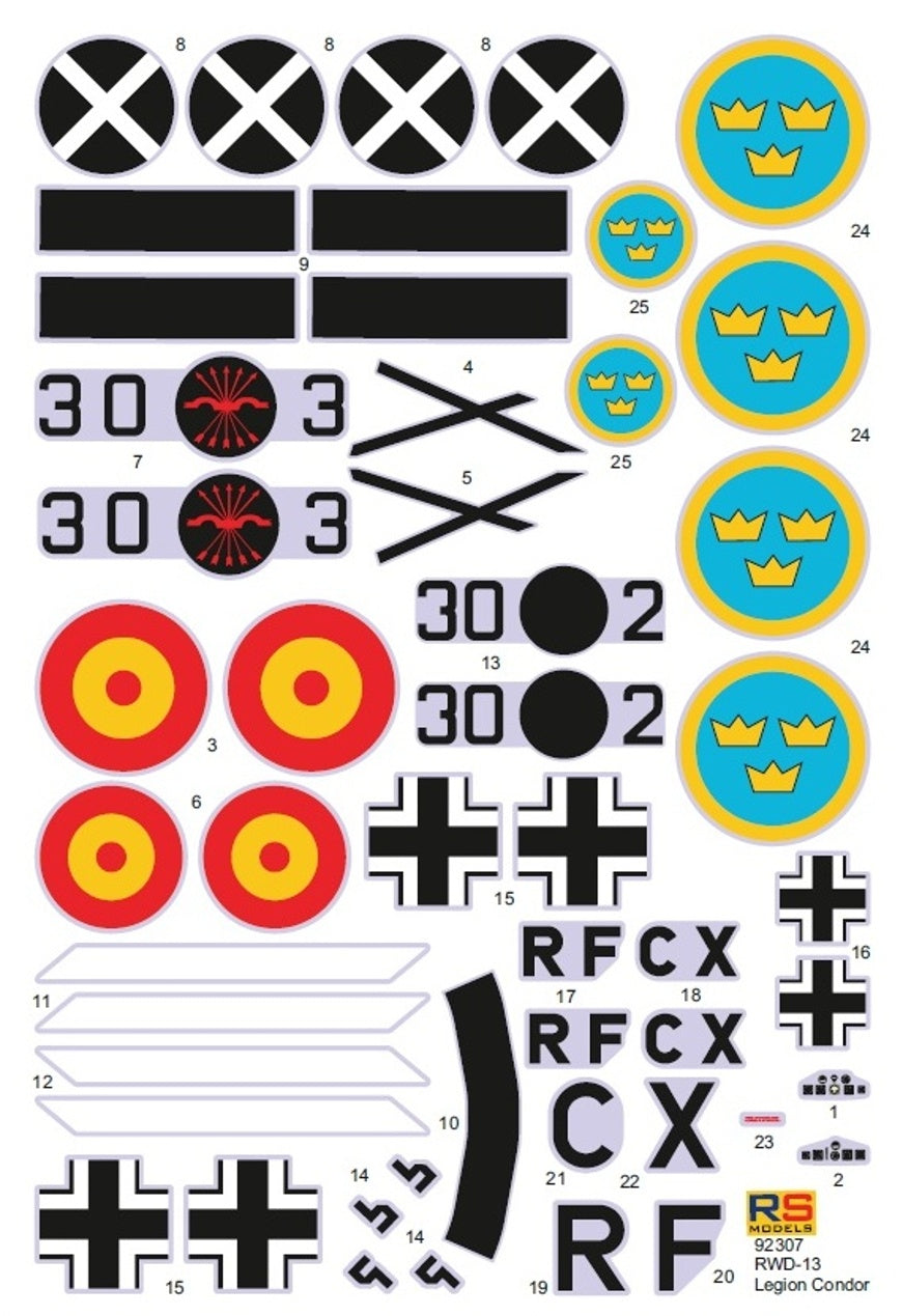 RS Models RSMI92307 1:72 RWD-13 Legion Condor