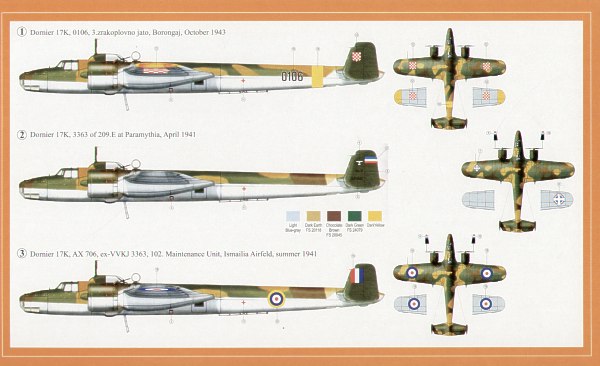 RS Models RSMI92031 1:72 Dornier Do-17K Late Version