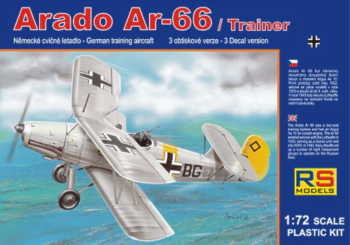 RS Models RSMI92059 1:72 Arado Ar-66 Trainer