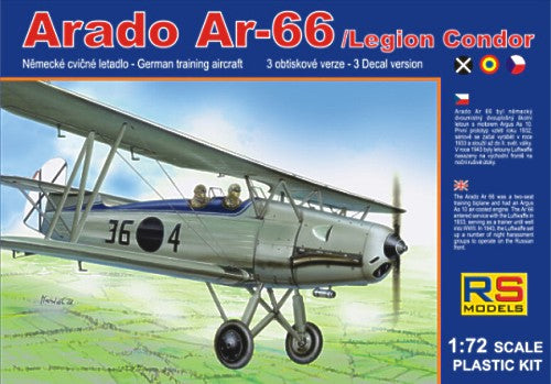 RS Models RSMI92060 1:72 Arado Ar-66 Legion Condor