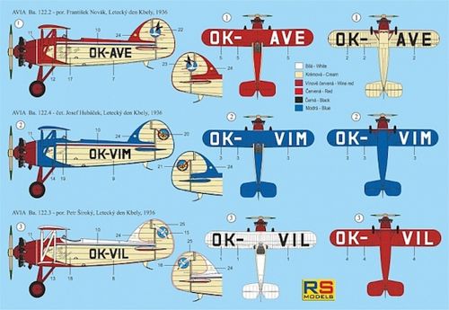 RS Models RSMI92082 1:72 Avia Ba.122