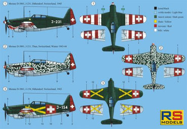 RS Models RSMI92094 1:72 Morane D-3801