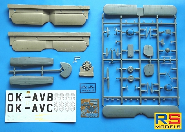 RS Models RSMI94003 1:72 Avia Ba.422 Resin Fuselage