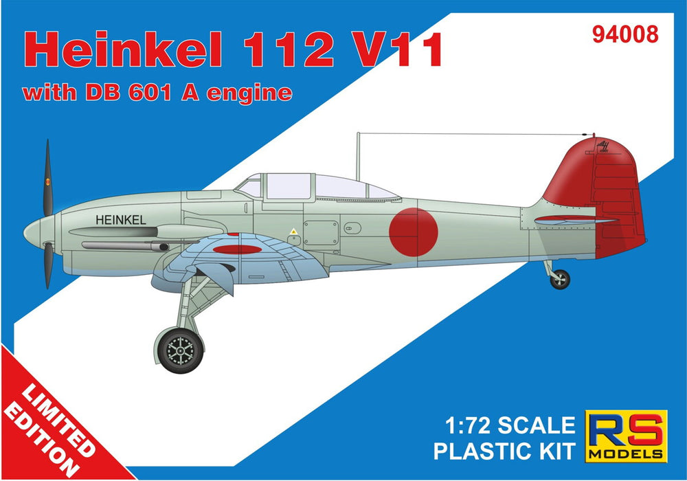 RS Models RSMI94008 1:72 Heinkel He-112V-11 3 decal v