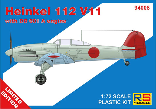 RS Models RSMI94008 1:72 Heinkel He-112V-11 3 decal v