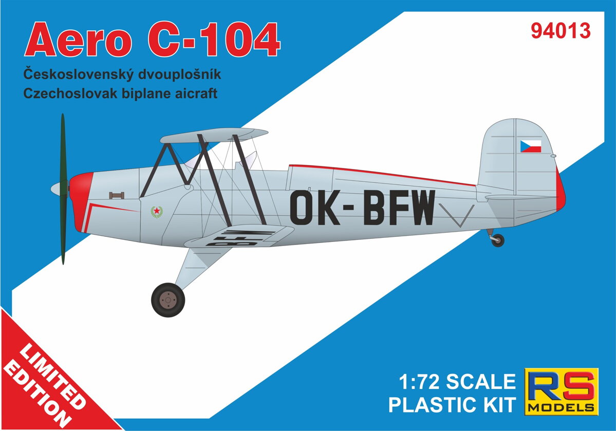RS Models RSMI94013 1:72 Aero C-104 2 decal v