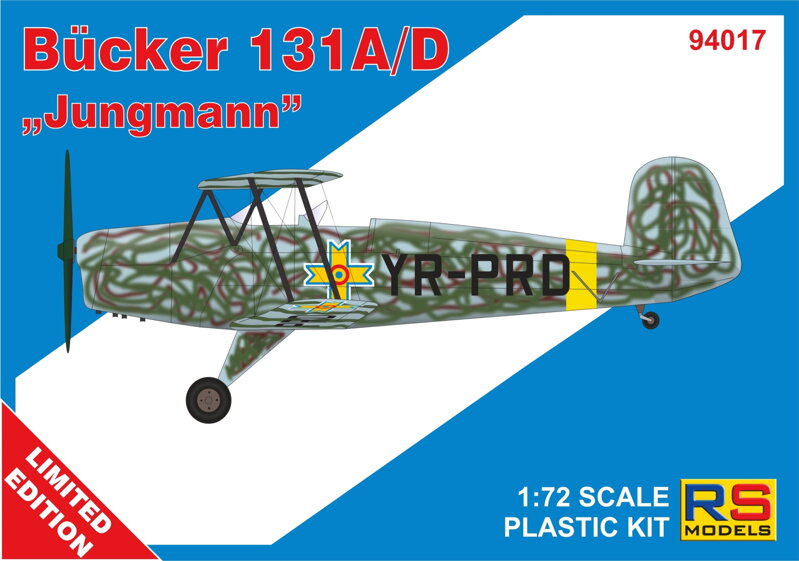 RS Models RSMI94017 1:72 Bucker Bu-131A/D 2 decal v