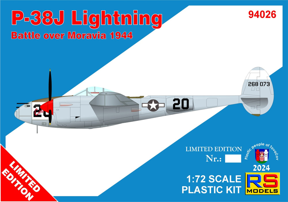 RS Models RSMI94026 1:72 Lockheed P-38J-15 LO "Battle over Moravia"