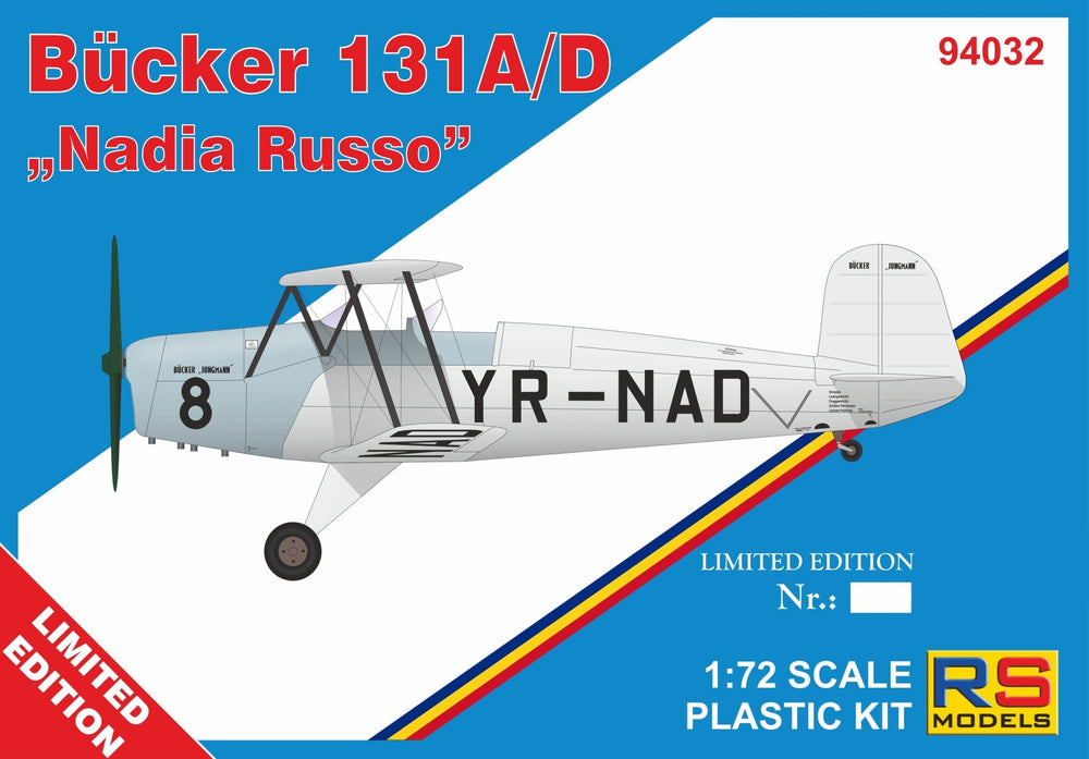 RS Models RSMI94032 1:72 Bucker Bu-131A/D Nadia Russo