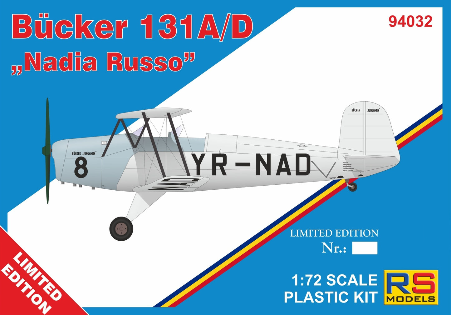 RS Models RSMI94032 1:72 Bucker Bu-131A/D Nadia Russo