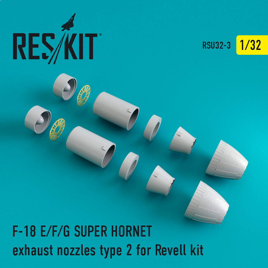 ResKit RSU32-0003 1:32 F/A-18E/F Super Hornet Type 2 Nozzle