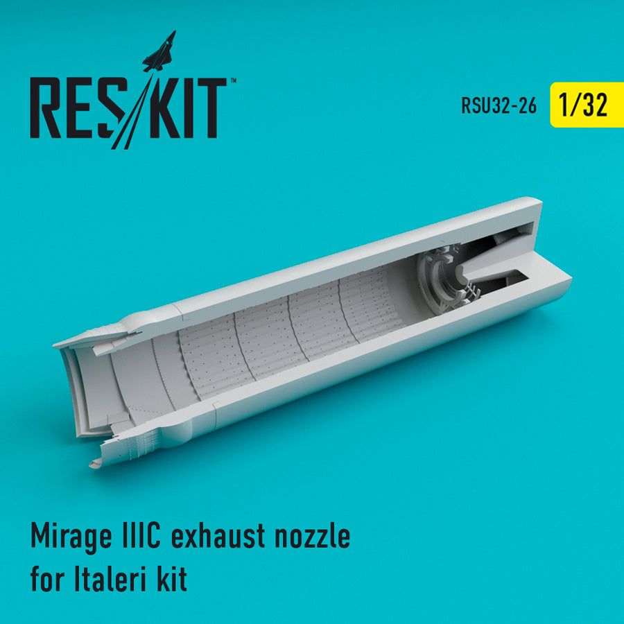 ResKit RSU32-0026 1:32 Dassault_Mirage IIIC exhaust nozzle