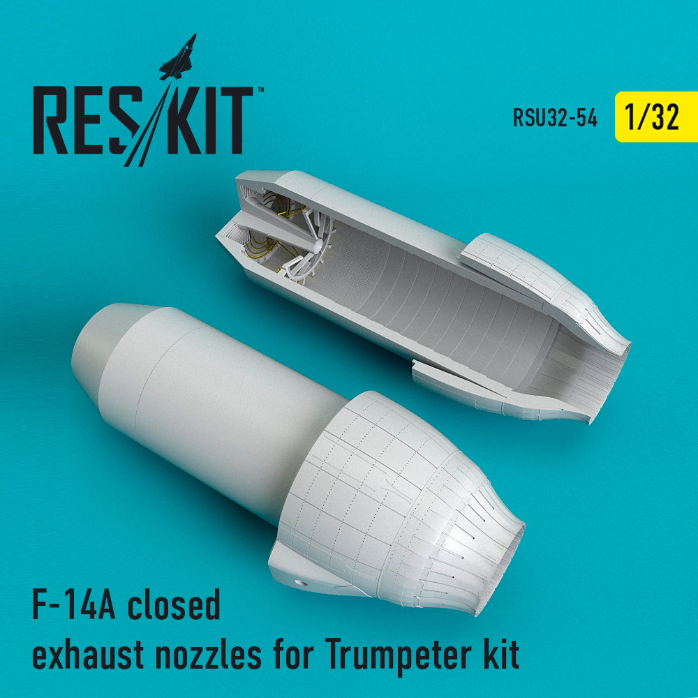 ResKit RSU32-0054 1:32 Grumman F-14A Tomcat closed exhaust nozzles for