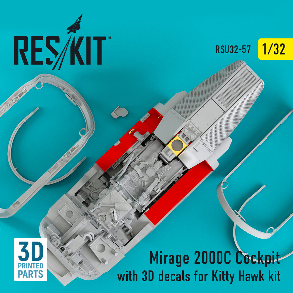 ResKit RSU32-0057 1:32 Dassault_Mirage 2000C Cockpit with