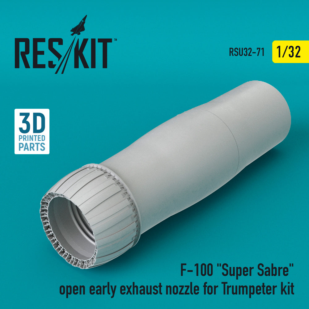 ResKit RSU32-0071 1:32 F-100C/D/F Open Early Exhaust Nozzle