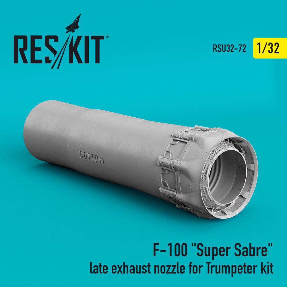 ResKit RSU32-0072 1:32 North-American F-100 Super Sabre late exhaust nozzle