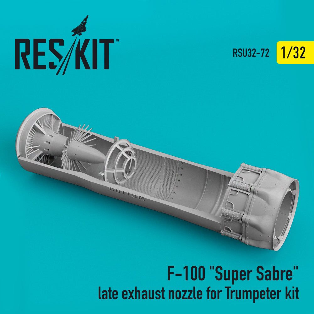 ResKit RSU32-0072 1:32 North-American F-100 Super Sabre late exhaust nozzle