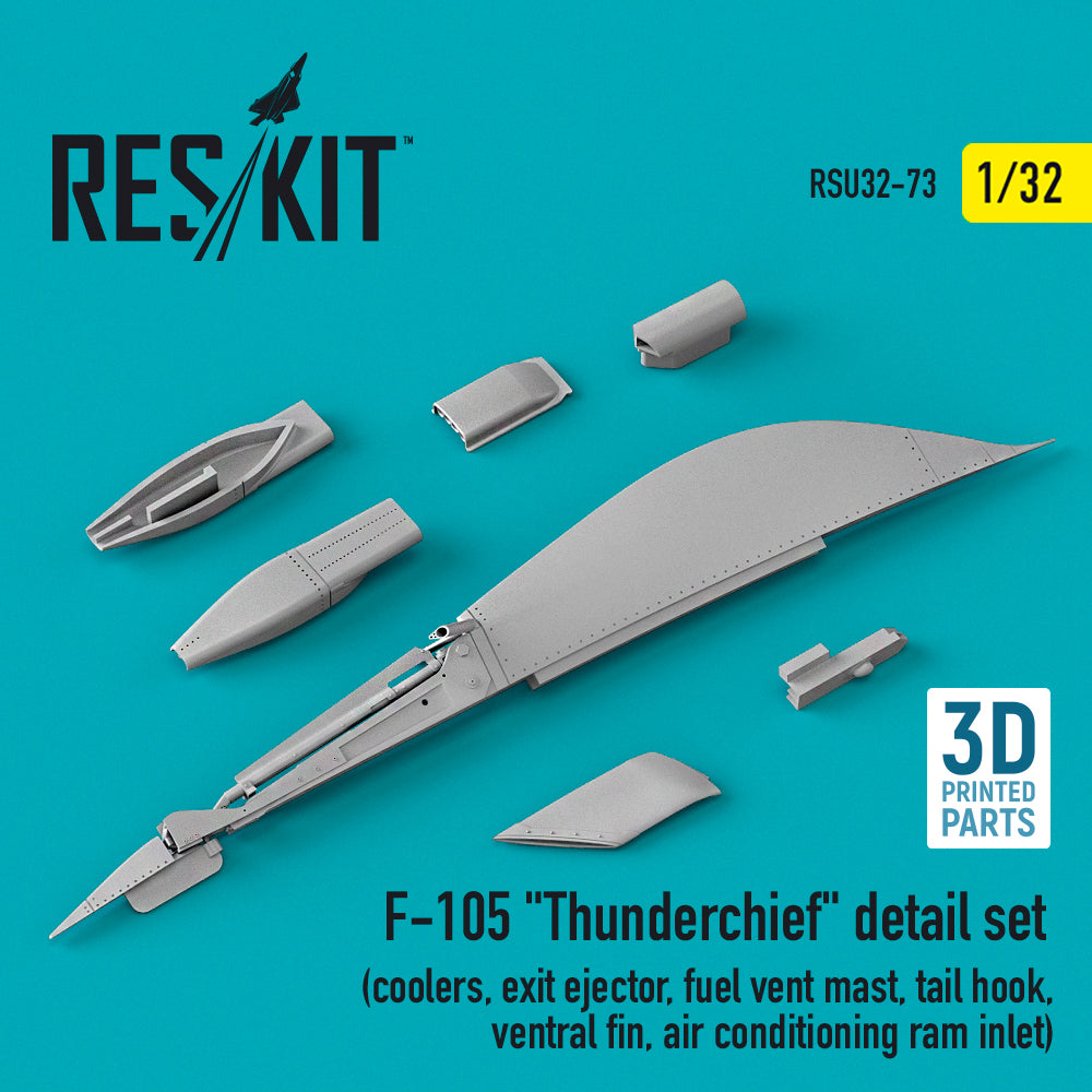 ResKit RSU32-0073 1:32 Republic F-105D Thunderchief detail set