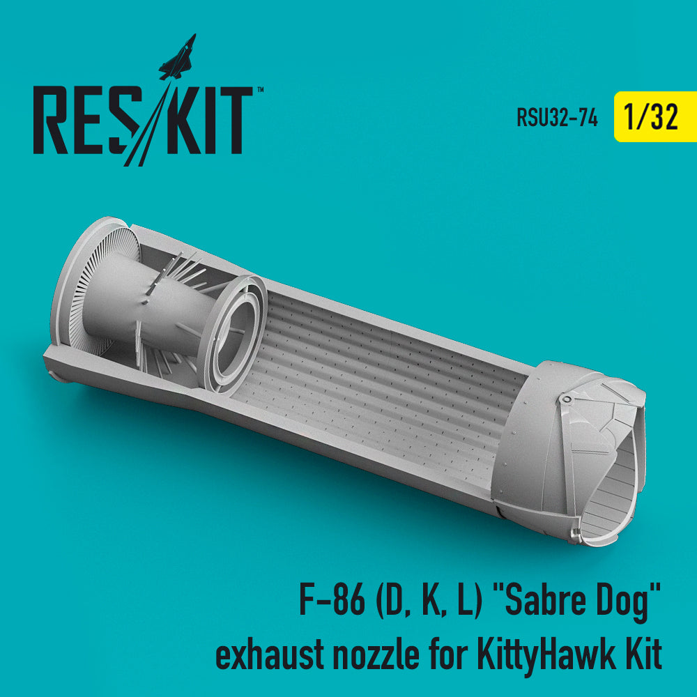 ResKit RSU32-0074 1:32 North-American F-86D D/K/I Sabre Dog exhaust nozzle