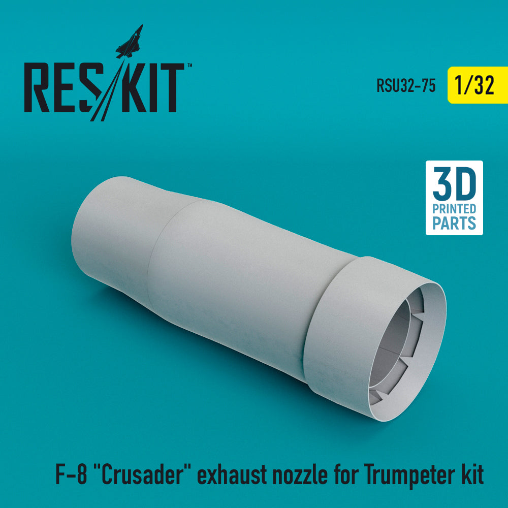 ResKit RSU32-0075 1:32 Vought F-8E Crusader exhaust nozzle