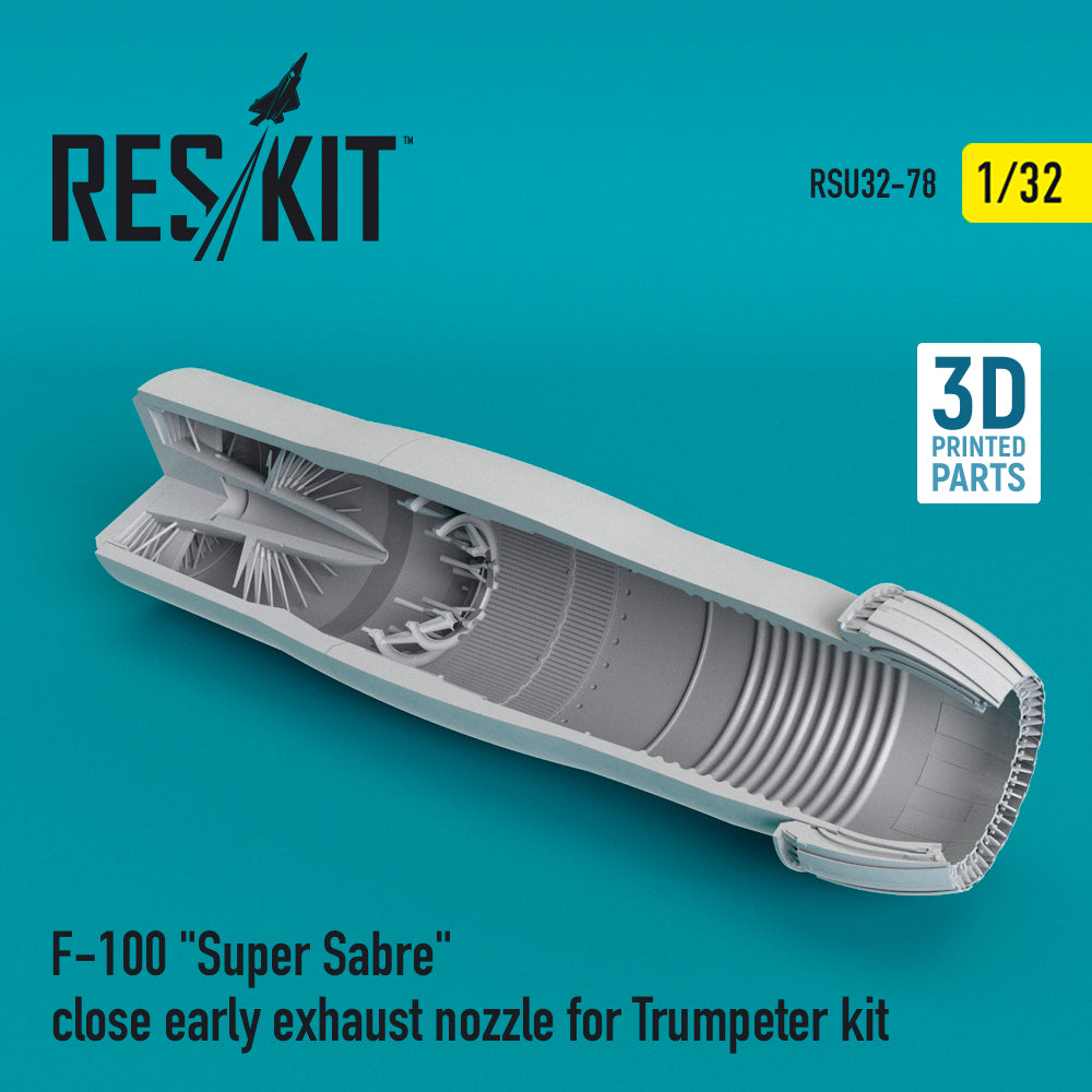 ResKit RSU32-0078 1:32 F-100C/D/F Close Early Exhaust Nozzle