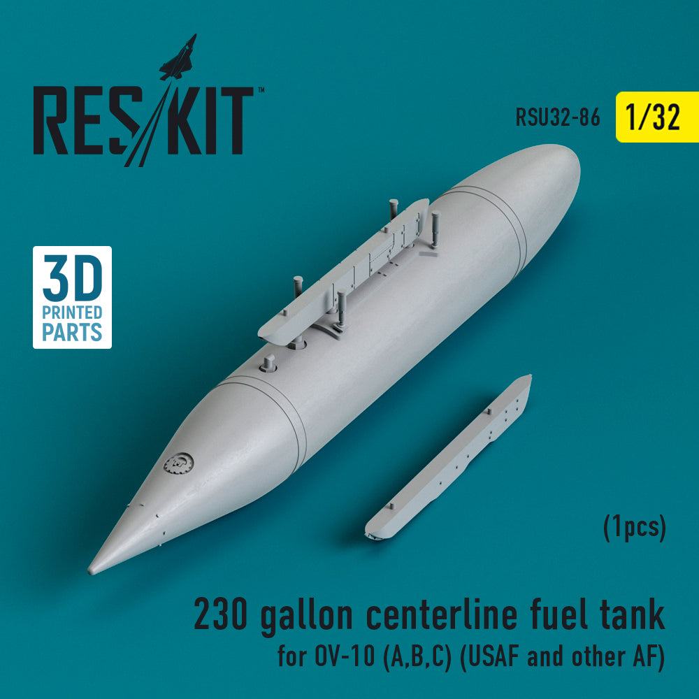 ResKit RSU32-0086 1:32 OV-10(A,B,C) Bronco 230gal Centerline Fuel Tank (1 pcs)