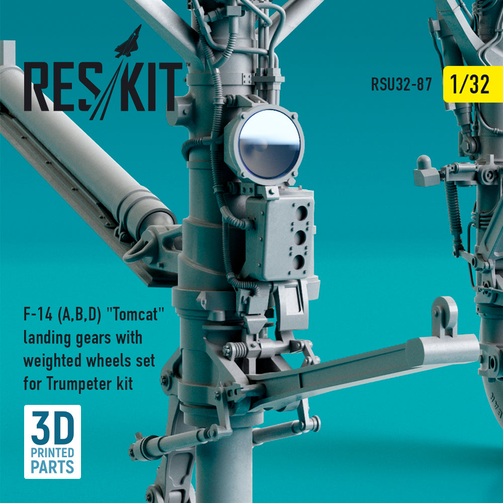 ResKit RSU32-0087 1:32 F-14A/B/D Tomcat Landing Gear & Wheels