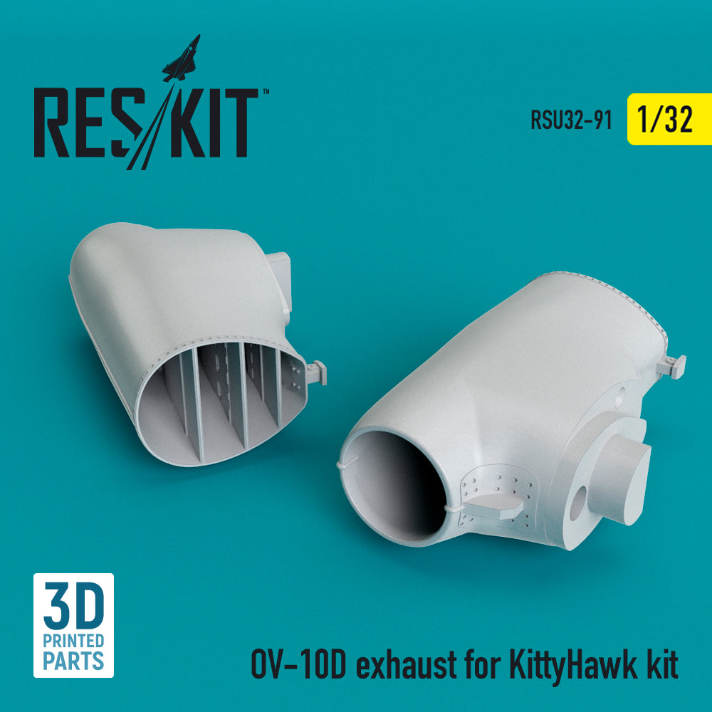ResKit RSU32-0091 1:32 North-American/Rockwell OV-10D exhaust