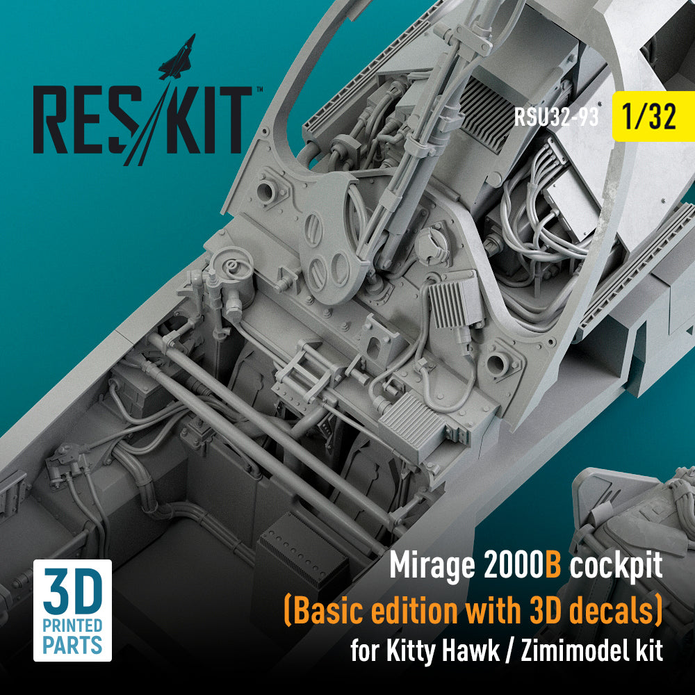 ResKit RSU32-0093 1:32 Dassault_Mirage 2000B cockpit