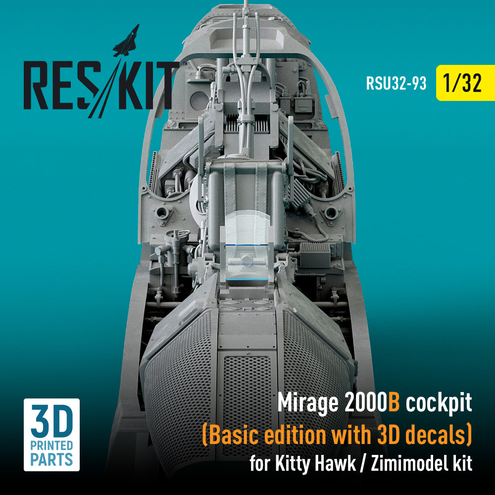 ResKit RSU32-0093 1:32 Dassault_Mirage 2000B cockpit