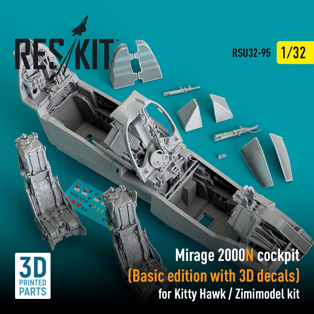 ResKit RSU32-0095 1:32 Dassault_Mirage 2000N cockpit