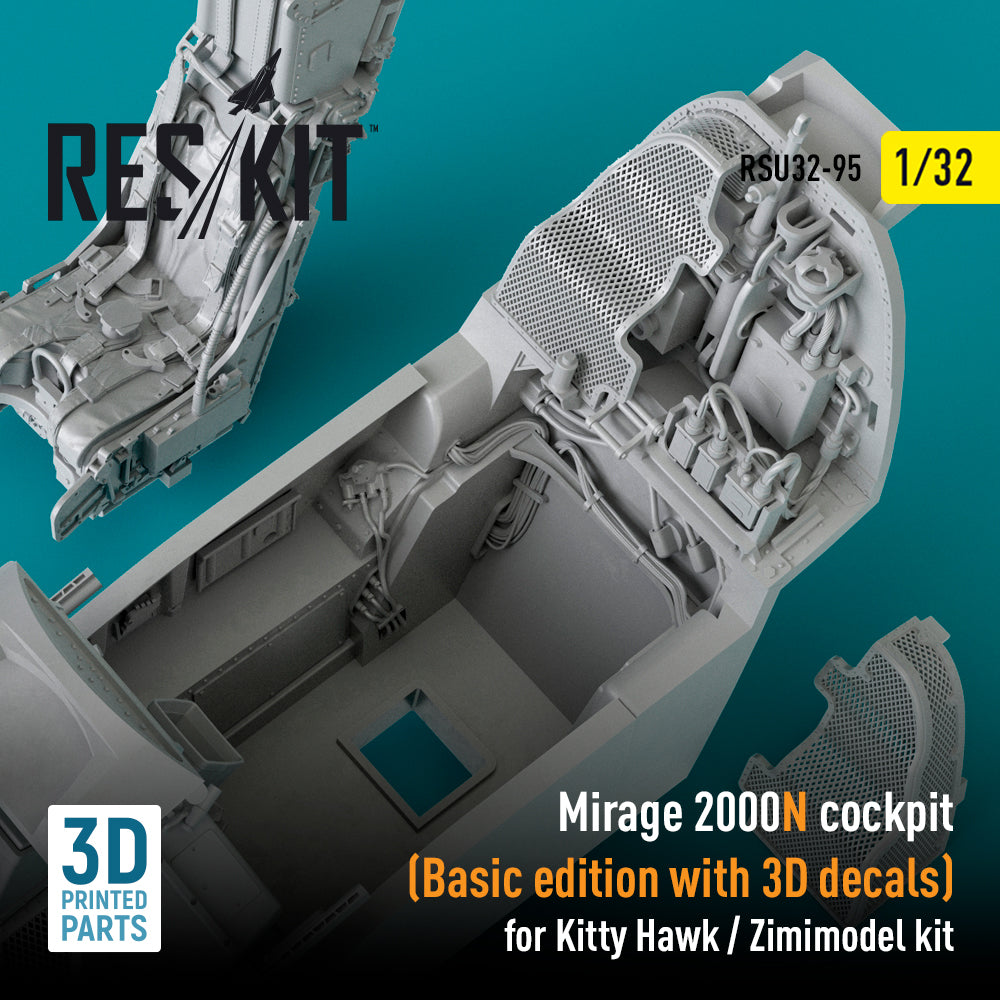 ResKit RSU32-0095 1:32 Dassault_Mirage 2000N cockpit