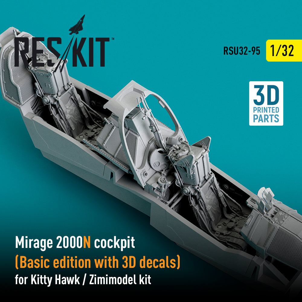 ResKit RSU32-0095 1:32 Dassault_Mirage 2000N cockpit