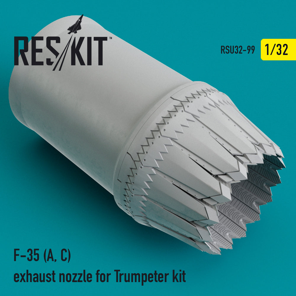 ResKit RSU32-0099 1:32 Lockheed-Martin F-35A/F-35C exhaust nozzle