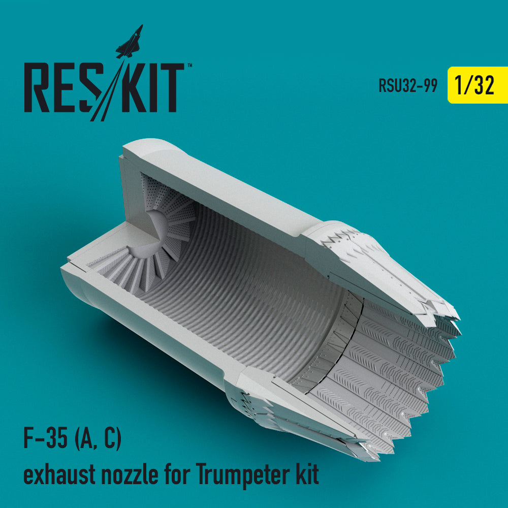 ResKit RSU32-0099 1:32 Lockheed-Martin F-35A/F-35C exhaust nozzle