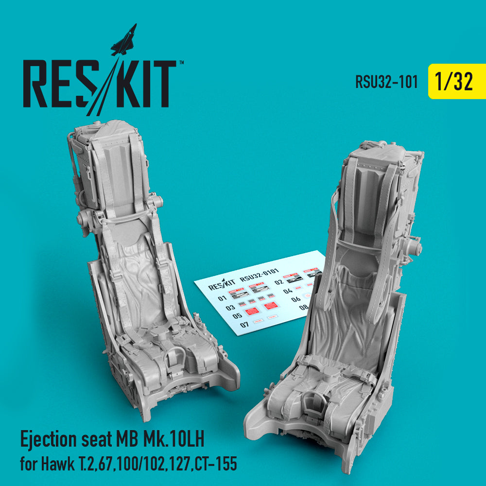 ResKit RSU32-0101 1:32 Bae Hawk T.2 67 100 102 127 CT-155 MB Mk.10LH seat