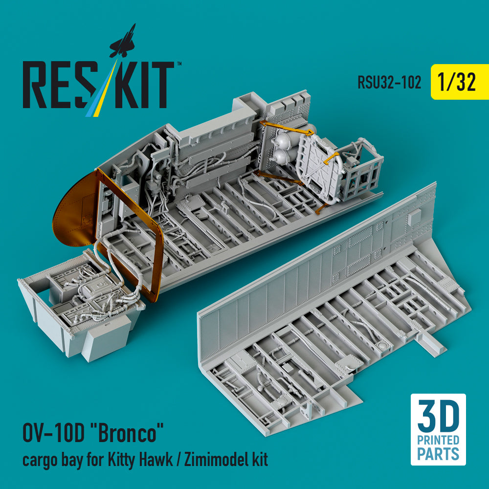 ResKit RSU32-0102 1:32 North-American/Rockwell OV-10D Bronco cargo bay