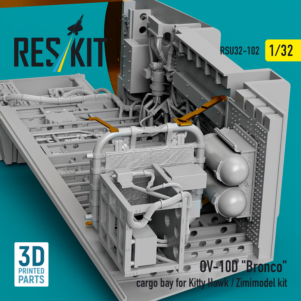 ResKit RSU32-0102 1:32 North-American/Rockwell OV-10D Bronco cargo bay