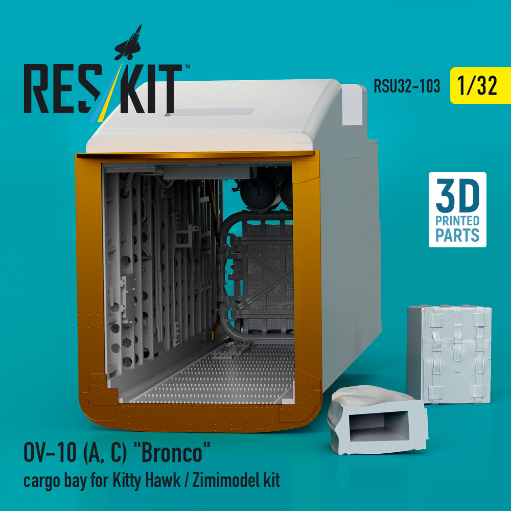 ResKit RSU32-0103 1:32 North-American/Rockwell OV-10A/OV-10C Bronco cargo bay