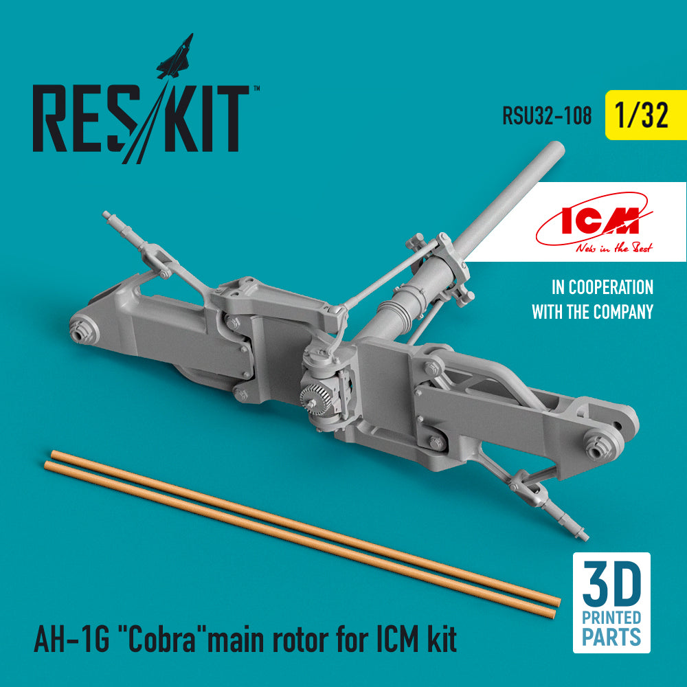 ResKit RSU32-0108 1:32 Bell AH-1G Cobra main rotor